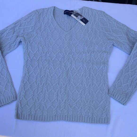 Charter Club Womens Wool Angora Cable Knit Sweater Vintage Size SP - Picture 12 of 12